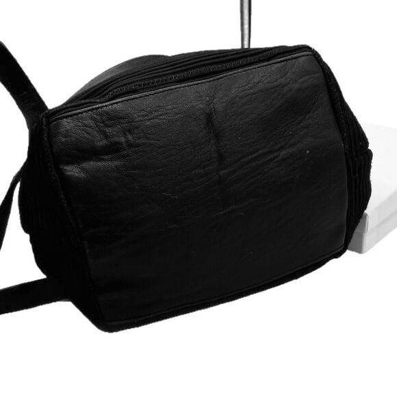 Vintage Americana by Sharif black bucket bag. Repaired handles. - Picture 2 of 8